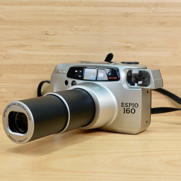 Pentax ESPIO 160 Point and Shoot, 35mm Film Camera, Multi AF, 38-160mm Zoom Lens - Picture 3 of 7